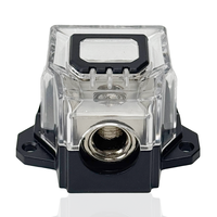 AK-DX55 pemegang Fuse negatif Hub distribusi kotak kawat tanah 1/2/3/4 Asuransi modifikasi Amplifier Audio mobil