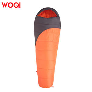 Saco de Dormir Woqi Tipo Momia, 95% Plumón, para Clima Frío, Camping al Aire Libre, Resistente al Viento, Color Naranja, Talla Adulto - Product Image 2