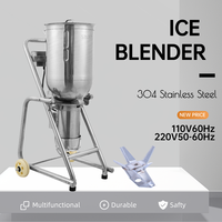 Industriële blendermixer voor zwaar gebruik, verticale voedselverwerker voor groenten, fruit, hummus, pindakaas en ijs.