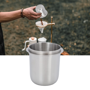 58mm Eco-Friendly Stocked Stainless Steel Crema Dosing <b>Cup</b> Coffee Powder <b>Cup</b> for Coffee Machine Accessories - Product Image 4