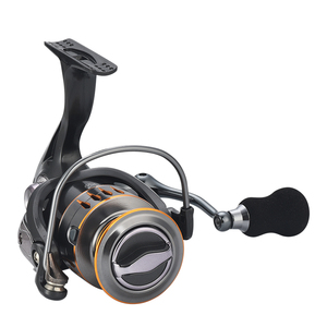 Carrete <span class=keywords><strong>de</strong></span> Pesca Giratorio con Manivela Enroscable para Pesca en Agua Salada, Carretes <span class=keywords><strong>de</strong></span> Pesca con Señuelos para Ríos y Lagos - Product Image 3