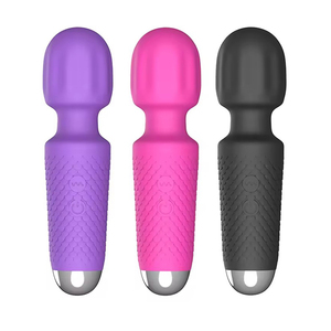 Wiederaufladbarer Leistungsstarker Mini-Massagestab Vibratoren 10 Vibrationsmodi IPX7 Wasserdicht Ganzkörper-Massagegerät Erotikspielzeug für Frauen - Product Image 1