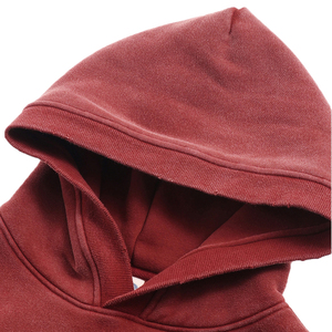 Best-seller <span class=keywords><strong>Batik</strong></span> personnalisé Veste à capuche brossée à franges avec poche latérale délavée Manteau décontracté - Product Image 2