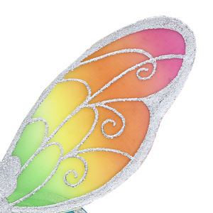 أجنحة خيالية للأطفال بالجملة من المصنع، زي أميرة من الدانتيل والساتان على شكل فراشة للفتيات، مناسب لحفلات الهالوين، قابل للتخصيص - Product Image 2