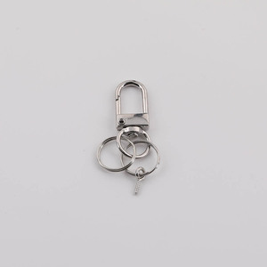 Double Circle Sheep Eye Keychain Metal Hook DIY Jewelry Accessories For Bag Pendant Ornament Material Parts - Product Image 5