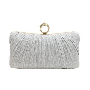 Nuova <span class=keywords><strong>Borsa</strong></span> da Sera per Donna, Clutch Elegante per Feste, Abbinamento Quotidiano, Semplicità Urbana in Poliestere con Decorazione <span class=keywords><strong>a</strong></span> Cristallo - Product Image 5