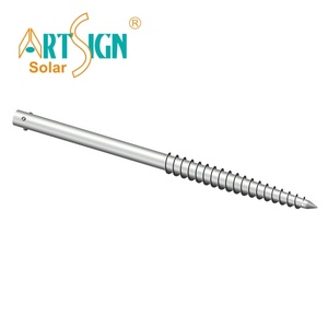 Support solaire Ancrage au sol piloté Ancrage de <span class=keywords><strong>poteau</strong></span> à vis au sol en acier pour montage au sol solaire Pv SIGNE D'ART - Product Image 2