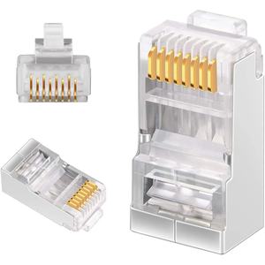 Giá tốt nhất RJ45 kết nối CAT5e CAT6 <span class=keywords><strong>Ethernet</strong></span> kết nối cho kết nối Mạng Nhà Máy Giá 8P8C RJ45 cắm - Product Image 4