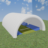 Structure de Dôme Gonflable Professionnel pour Publicité Sportive, Tente Arche Étanche et Durable, Dôme de Tennis Gonflable, Structure de Stade, Taille Personnalisable