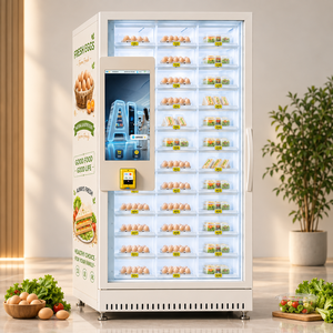 Réfrigérateur distributeur intelligent IA pour fruits frais, libre-service automatique, avec écran tactile et lecteur de carte - Product Image 1