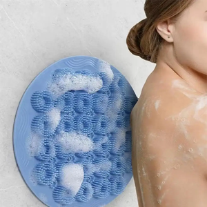 Cepillo de silicona desechable para masaje de espalda y pies con ventosas antideslizantes y fuerte succión para baño - Product Image 1