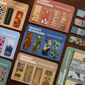 Custom Your Design Logo Set Promotional Magnet Personalized Cute Sublimation Paper Animal Custom Magnetic <strong>Bookmark</strong> for Book - Product Image 6