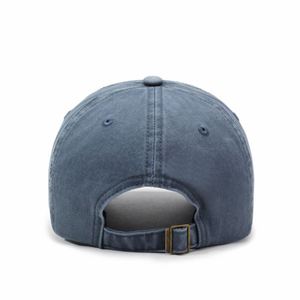 Gorra de Béisbol de Algodón Lavado de 6 Paneles Personalizada OEM, Sin Estructura, Ajustable, con Logotipo Bordado, Estilo Vintage, Gorra de Papá con Letra Común - Product Image 2