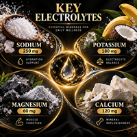 Comprimés effervescents électrolytiques premium avec vitamines, sodium, potassium, magnésium, calcium et eau de coco – Fournisseur OEM en gros