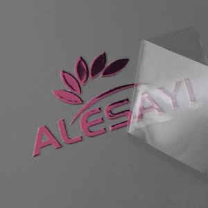Custom Transparent PVC Metal UV Transfer Sticker Hot Silver Bronzing Logo <b>Label</b> for <b>Packaging</b> <b>Labels</b> - Product Image 1