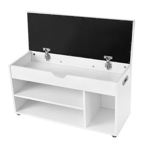 Vasagtravail — <span class=keywords><strong>meuble</strong></span> d'entrée multifonctionnel, étagère à chaussures, en bois, avec coussins, rangement moderne - Product Image 5