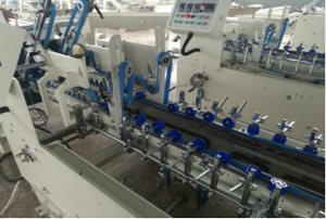 Tự động phim hoạt hình nhỏ mỹ phẩm đường thẳng đóng gói Hộp gấp dán làm máy carton hộp giấy thư mục gluer máy - Product Image 2