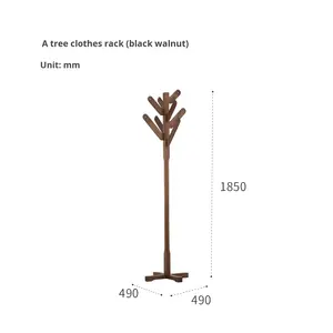 Perchero de Madera Maciza Creativo y Autónomo con Ramas Extraíbles, Origen Chongqing, Embalaje para Envío - Product Image 5