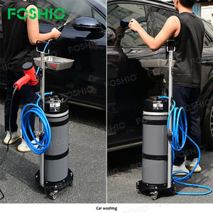 Foshio Car Workshop Detailing Tool Cart Trolley Tanque de presión Trolly Dolly - Product Image 5