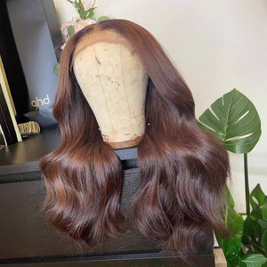 40 pulgadas más largo 13x6 cuerpo <span class=keywords><strong>onda</strong></span> transparente HD 360 encaje Frontal brasileño prearrancado cuerpo largo encaje completo pelucas de cabello humano - Product Image 3