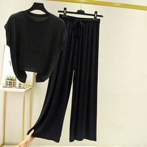 Modal Cotton Bộ Đồ Ngủ Nữ 2 Bộ Xuân Hè Rời Không Tay Cổ Tròn Mặc Ở Nhà Thoải Mái Bộ Quần Pyjama - Product Image 4