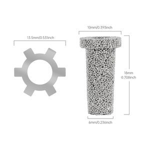 Sintered Stainless Steel First‑Stage Valve Filter Scuba <b>Diving</b> <b>Regulator</b> First Stage Filter Element With Lock Washer - Product Image 3