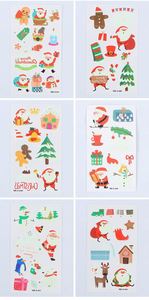 Custom High Quality Xmas Theme <b>Waterproof</b> Christmas <b>Stickers</b> for Kids Classic Holiday Characters - Product Image 4