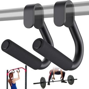 Poignée de fitness multifonctionnelle avec crochet pour tractions, soulevés de terre, entraînement de force, usage en salle de sport à domicile et pour machine à rames - Product Image 1