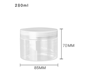 250Ml-1000Ml PET Rỗng Nhựa Jar Nồi Container Thực Phẩm Thủ Công Mỹ Nghệ Rõ Ràng Nắp Có Thể Nạp Lại Lưu Trữ Vít Mặt Rõ Ràng Có Thể Tin Nắp Trắng - Product Image 2