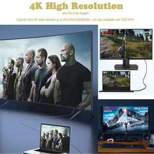 Xput <span class=keywords><strong>USB</strong></span> <span class=keywords><strong>C</strong></span> Mini <span class=keywords><strong>Display</strong></span> <span class=keywords><strong>Port</strong></span> <span class=keywords><strong>Kabel</strong></span> Thunderbolt 3 Cable Gris a Mini-DP Mini DP-4K 60Hz - Product Image 4