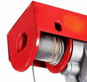 Palan électrique 1320lbs télécommande sans fil nouveau 110V pont roulant 38ft hauteur de levage câble poulie treuil pour plafonds de <span class=keywords><strong>garage</strong></span> - Product Image 2