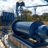 Broyeur à boulets robuste de 5 TPH pour la Chine avec moteur AC, machine de broyage de minerai d'or pour roche dure et quartz, à économie d'énergie