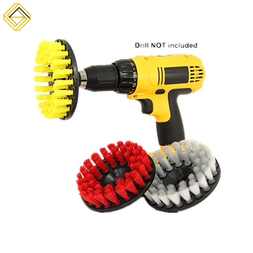 Drill Brush Automotive Detailing Drill Accessory Spin Scrubber Set
