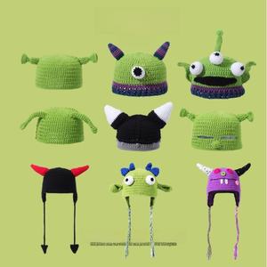 Gorro de Punto Unisex, Cálido, Divertido <span class=keywords><strong>y</strong></span> Original para Otoño e Invierno, con Protección para las Orejas, Diseño de Pokémon <span class=keywords><strong>y</strong></span> <span class=keywords><strong>Dragon</strong></span> <span class=keywords><strong>Ball</strong></span> - Product Image 4