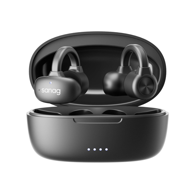 Sanag B56S Open Ear Bone Conduction Headphones Wireless Bluetooth 6.0 IPX5 Waterproof Gym Earphones Sports Running Earbuds