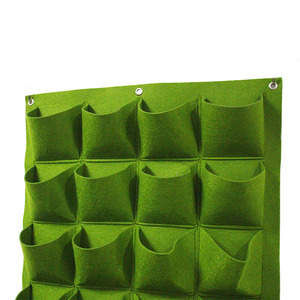 Kit de pots de fleurs suspendus muraux verticaux à 56 poches, nouveau modèle en pierre rectangulaire pour jardinage extérieur, arrosage des <span class=keywords><strong>plantes</strong></span> - Product Image 4