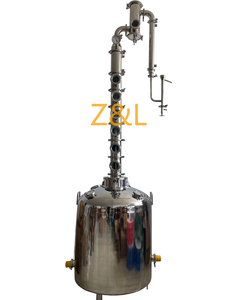 Equipo de Destilación de Ginebra, Columna de Destilación de 50L 100L 200L, Canasta de Destilación de Ginebra de 4\" <span class=keywords><strong>6</strong></span>\", Destilador de 3\" 4\" - Product Image 2