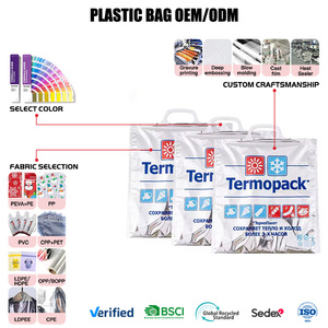 <span class=keywords><strong>Sac</strong></span> isotherme réutilisable en plastique directement de l'usine, <span class=keywords><strong>sac</strong></span> isotherme chaud et froid, sacs d'isolation thermique pour les légumes et les aliments - Product Image 1
