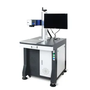 Portable small fiber laser 20w 30w 50w Max Raycus JPT cnc desktop color fiber laser marking machine price for metal sale