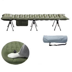 High Quality Portable Outdoor <strong>Folding</strong> <strong>Bed</strong> Comfortable Soft Camping Sleeping Cots Stainless Soft Mattress <strong>Folding</strong> <strong>Bed</strong> Home Beach - Product Image 4