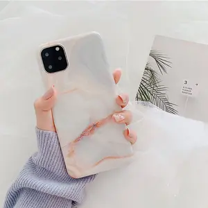 Funda trasera para teléfono móvil iPhone 11pro, funda de piel con patrón de mármol para Iphone 11pro Max Case accesorio para teléfono XS Max XR