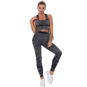 Conjuntos de Yoga de 2 piezas para mujer, ropa deportiva sin costuras para gimnasio - Product Image 1