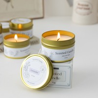 Bougie Pilier en Cire de Soja Personnalisée Couleur Or Pas Chère en Gros avec Mèche 100% Coton pour Mariage, Fêtes, Thanksgiving, Noël - Nouveauté