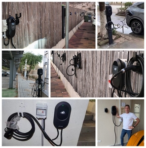 เครื่องชาร์จรถยนต์ไฟฟ้า Clean Energy Wallbox 7kW 1 เฟส พร้อมแอปพลิเคชัน Wifi ใช้งานง่าย 32A พร้อมสายชาร์จยาว 5 เมตร - Product Image 4