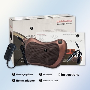 Masajeador de Columna Cervical Eléctrico Inalámbrico con Control Remoto, Almohada de Masaje Multifuncional para Hombros, Cuello, Cintura, Espalda, Piernas y Cuerpo Completo - Product Image 4