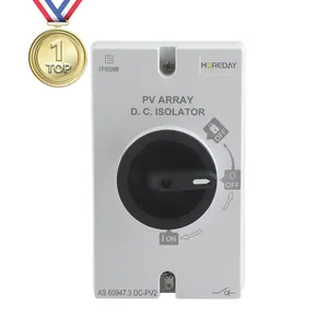 Moreday Saklar Pemutus Koneksi Dc, Saklar Isolator Dc untuk Tenaga Surya 1000V 1200V 1500V Dc 2 3 4 Fase 55A