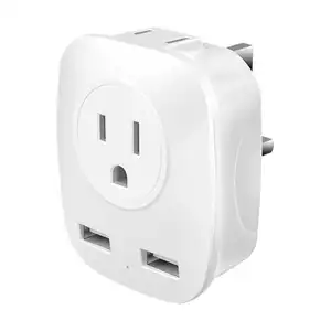 OSWELL USA to UK Plug Adapter USB C Plug Socket UK Type G Travel Adapter