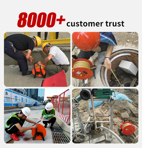 30M-500m Nivel de agua subterránea Senor Profundidad Pozo 200m Instrumentos de medición Pozo profundo Regla de acero Medidor de nivel con sonda de 14mm - Product Image 6