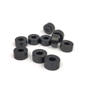 Rondella distanziatrice in Nylon poliuretanico POM in Nylon nero personalizzato - Product Image 1