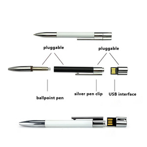 Clé USB personnalisée avec logo, forme de stylo, 1 Go, 2 Go, 4 Go, 8 Go, 16 Go, 32 Go, 64 Go, 128 Go, clé USB cadeau, clé USB ABS - Product Image 4